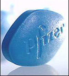 what does the viagra pill look like