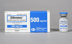 zithromax and abnormal bleeding