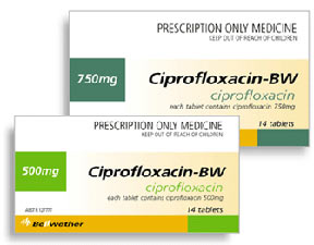 ciprofloxacin ordered generic anthrax